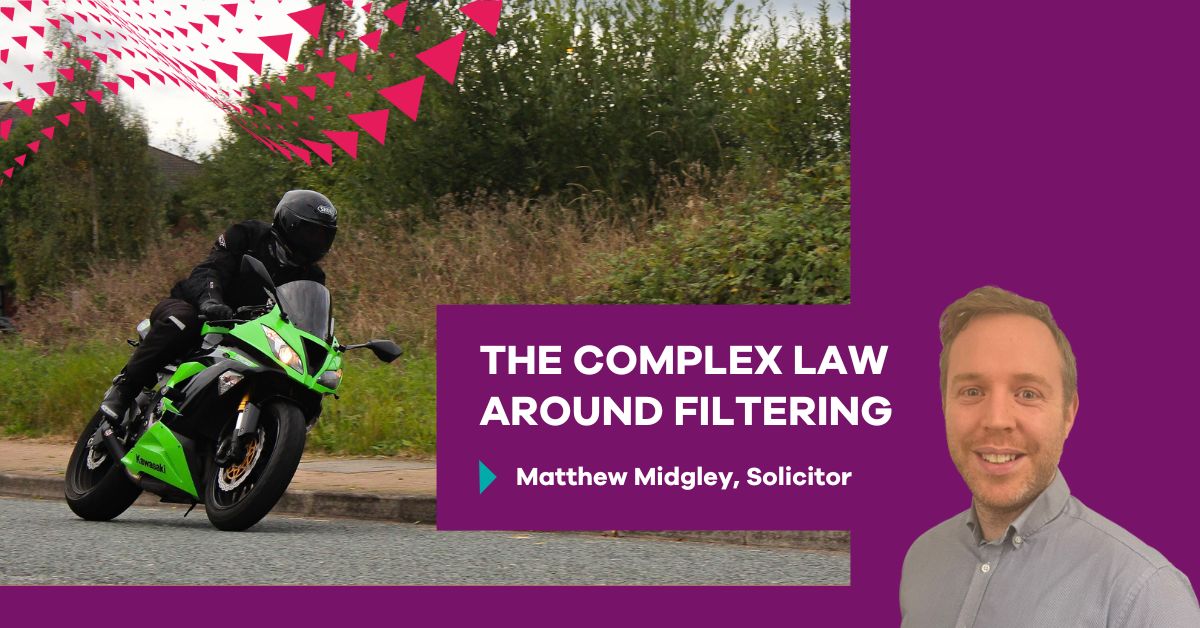Filtering is one of the most common factors in motorcycle accidents