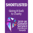 Shortlisted Giving it back to charity awards logo