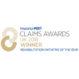 Claims Awards 2018 Winner Rehabilitation initiative of the year