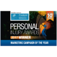 Personal Injury Awards 2017 Winner marketing campaign of the year