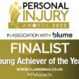 Finalist Young Achiever of the Year 2022 Personal Injury Awards