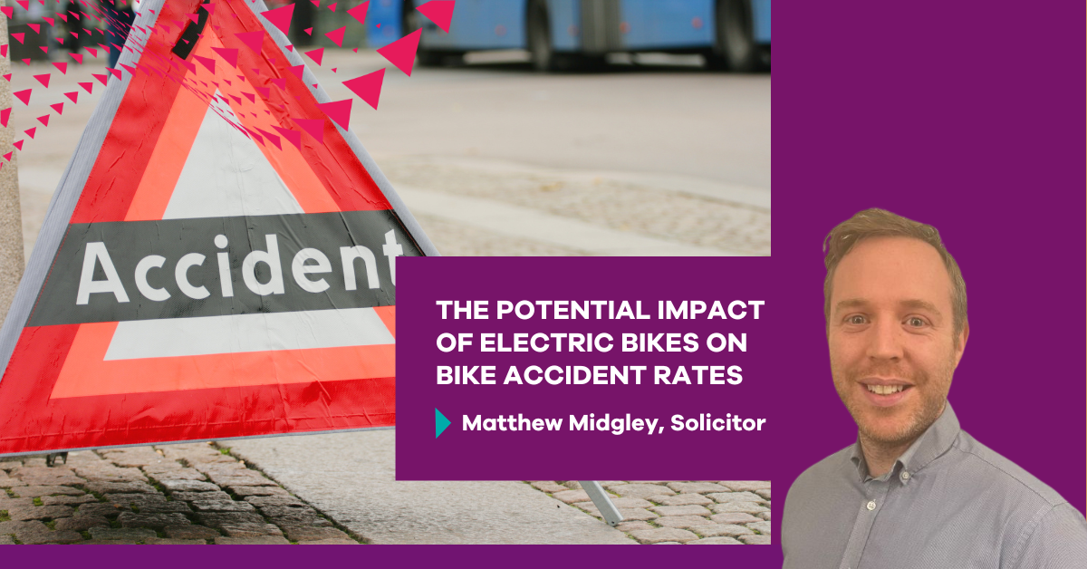 The potential impact of electric bikes on bike accident rates Minster Law
