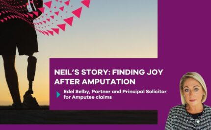 Neil's story: finding joy after amputation