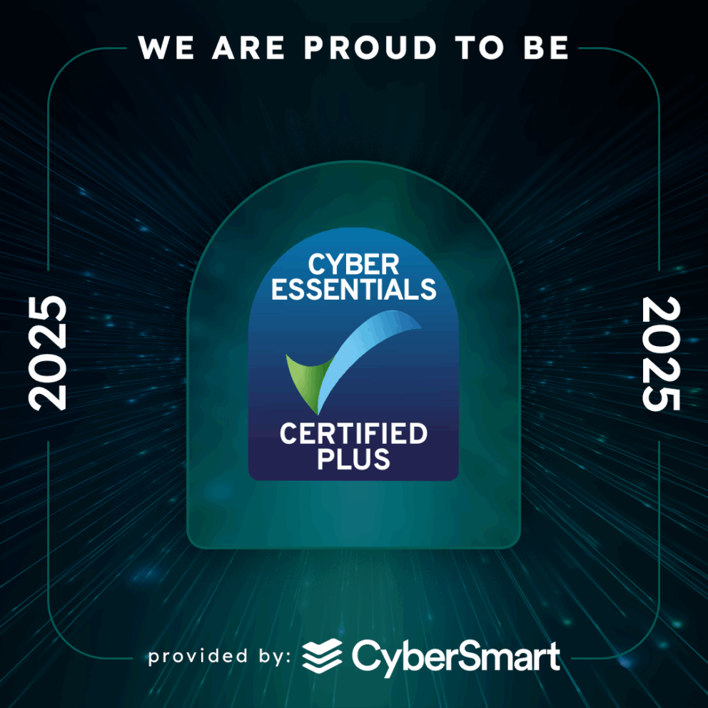 We are proud to be Cyber Essentials Plus